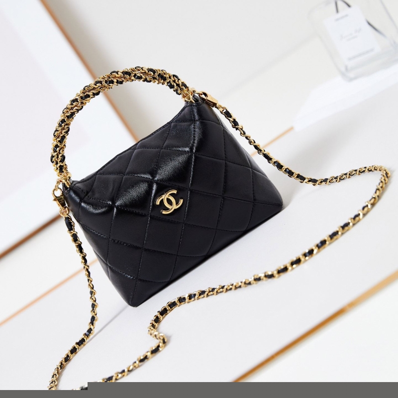 Ch*el top handle bags